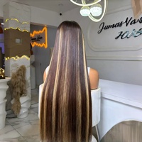 Perruques de cheveux humains blondes méchées avec dentelle frontale HD 6x6, super double drawn, cheveux vietnamiens ultra-lisses, qualité luxe