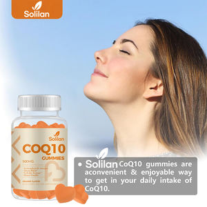 Venta al por mayor a granel <span class=keywords><strong>HALAL</strong></span> Salud DE LA PIEL Antienvejecimiento Vitamina B3 Magnesio Glicinato Coenzima Q10 <span class=keywords><strong>Gummy</strong></span> Suplementos con Omega 3 DHA & EPA - Product Image 4