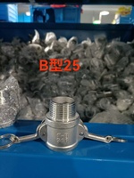 Accesorios de tubería de acero inoxidable fundido SS 304 NPT BSPT Rosca 1 "25A Acoplamiento Camlock Acoplamiento rápido fundido Conector rápido Tipo B