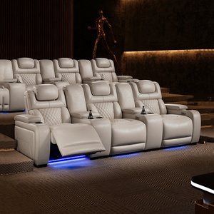 Elektrisches Sektional-Relaxsofa, L-förmiger Relaxsessel mit Verstellbarer Kopfstütze und Lendenwirbelstütze für Wohnzimmer - Product Image 2