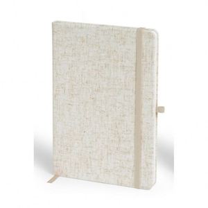 A5 Linen Notebook Hardcover Elastic Band High Quality Diary Business Office Work Enterprise Customized LOGO Festival <b>Gifts</b> - Product Image 5