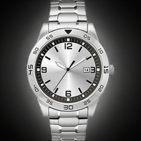 Montre de Plongée Sportive de Luxe pour Homme en Acier Inoxydable à Quartz, Cadran à Aiguilles Diamantées de Haute Qualité, Charme Automatique à Remontage Automatique