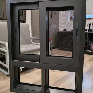 <span class=keywords><strong>หน้าต่างบานเลื่อน</strong></span>โลหะผสมไทเทเนียมแมกนีเซียม กรอบบางแบบมินิมอล ประตูบานเลื่อนแบบเงียบ หน้าต่างแบบรวมสำหรับระเบียงและห้องครัว - Product Image 3