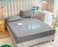 Tapis de lit jetable imperméable personnalisé en gros, tapis de mahjong, tapis pour enfants, usage hospitalier et domestique, en coton lavable de couleur unie