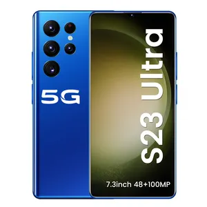 オリジナルS22Ultra5g電話Android12.0携帯電話オリジナル7.3インチ16GB電話Tft65w48mp