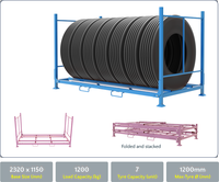 TER OEM ODM Présentoir de pneus pour camions, Jeeps Wrangler et motos, en acier inoxydable, avec structure tubulaire composite et grillage métallique, pliable