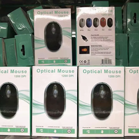 Souris optique filaire USB de petite taille, universelle, noire, lumineuse, mini souris, 11 boutons, design ergonomique, photoélectrique, vente en gros d'usine