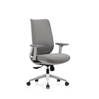 Chaise de bureau ergonomique pour ordinateur Chaise de direction design moderne avec dos en maille importé et chaise pivotante en mousse moulée