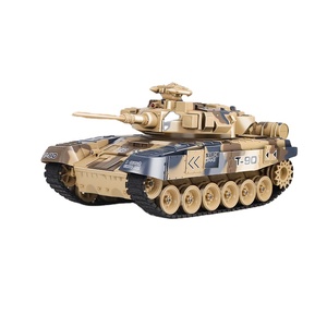 1/18 Venta caliente China 99G <span class=keywords><strong>Sherman</strong></span> Army 2,4G RC <span class=keywords><strong>Tanque</strong></span> con vibración Humo Balas de lanzamiento <span class=keywords><strong>Tanque</strong></span> de batalla Juguetes militares para niños - Product Image 1