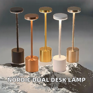 Nordic Simple Modern Metal Flexible Battery-Powered Desk <strong>Lamp</strong> <strong>Charge</strong> and Plug Dual Purpose Bedroom Ambiance <strong>Lamp</strong> - Product Image 2