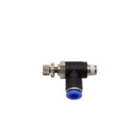 Raccord pneumatique rapide Airmax SL pour contrôleur de vitesse de tuyauterie, machinerie industrielle, filetage mâle 6 mm à 3/8 po