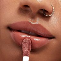 Label brillant, vegan, gloss organique pour les lèvres, brillant à lèvres, fourniture de produits de beauté, brillant à lèvres pas cher à la menthe avec grand pinceau, brillant à lèvres rafraîchissant