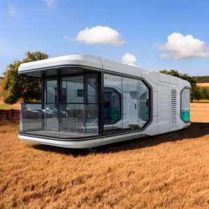 Vente directe d'usine Maison mobile Moderne Mode Luxe Design Camping Espace Capsule Maison préfabriquée avec système intelligent - Product Image 1
