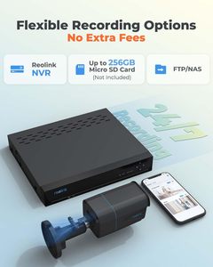 Cámara de Seguridad Inteligente <span class=keywords><strong>Reolink</strong></span> 4K Ultra HD PoE con Detección de Personas/Vehículos/Animales, Audio Bidireccional y Luz LED - Product Image 4