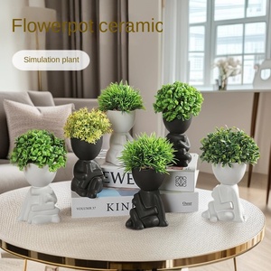 <span class=keywords><strong>Support</strong></span> de <span class=keywords><strong>pot</strong></span> de fleurs en fer forgé de style nordique, porte-plantes moderne en céramique <span class=keywords><strong>pour</strong></span> salon, <span class=keywords><strong>balcon</strong></span>, exposition de plantes d'intérieur - Product Image 2
