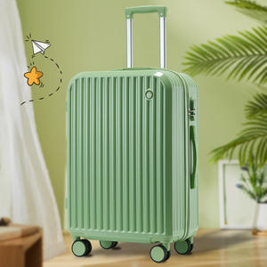 Maleta ligera color macarrón con ruedas giratorias y candado de combinación para viaje y equipaje de mano unisex 2023 - Product Image 2