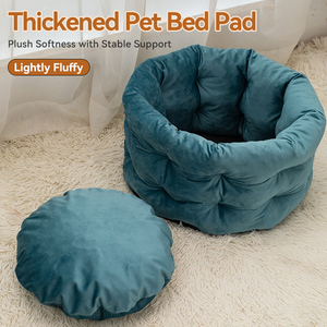 ที่นอนสัตว์เลี้ยงสำหรับฤดูหนาว <span class=keywords><strong>ผ้า</strong></span>กำมะหยี่เนื้อนุ่ม รูปทรงกระบอก <span class=keywords><strong>อบ</strong></span>อุ่น สบาย สำหรับแมวและสุนัข - Product Image 2