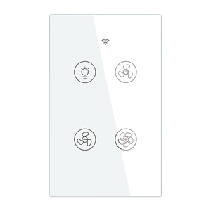 Ventilador <span class=keywords><strong>de</strong></span> Techo Inteligente con Luz, Android <span class=keywords><strong>Bar</strong></span>, Nuevo, WiFi, Control <span class=keywords><strong>de</strong></span> 2/3 Vías, OLED, Compatible con Alexa, Google Home, Smart Life/Tuya APP, Control Remoto RF - Product Image 1