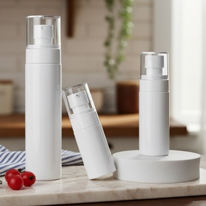 Flacons pulvérisateurs en plastique PET blanc de 1 oz, 2 oz, 3 oz, 4 oz, 5 oz, 50 ml pour cosmétiques, maquillage, eau, parfum, alcool - Product Image 1