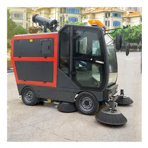 Cophilo C210 alimenté par batterie entraînement électrique Ride-On aspirateur de rue sol parc route balayeuse nettoyage balayeuse