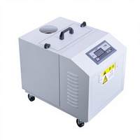 Humidificateur ultrasonique électrique à grande production de brume, usage domestique, commercial et extérieur, capacité 3-5L, contrôle par hygromètre, métal, garantie 1 an