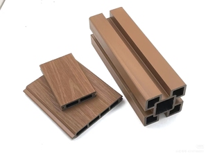 Panel de Cerca de WPC Resistente a Grietas, Impermeable, Anticorrosión, Resistente a los Rayos UV, Diseño Moderno 3D para Obras de Construcción y Jardines - Product Image 5