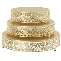Adornos Dorados para Mesa de Postres de Boda, Soporte Europeo para Pasteles, Accesorios para Boda, Bandeja para Pasteles, Soporte de Hierro para Aperitivos, Bandeja para Frutas