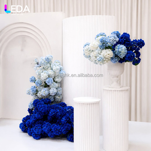 LEDA Wedding <b>Party</b> Decor Supplies Simple White Acrylic Hanging Flower Three-piece Set Wedding <b>Backdrop</b> - Product Image 3