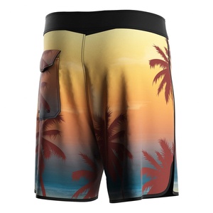 Pantalones Cortos de Baño Blancos de Verano para Hombre, de Pierna Ancha, con Cordón Ajustable, para Playa - Product Image 4