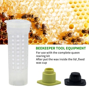 Système d'élevage de reine en plastique, kit de greffage pour l'apiculture, stylo à raclette pour gelée royale, boîte de culture, tasses à cellules, entrée de la <span class=keywords><strong>ruche</strong></span>, 1 ensemble - Product Image 5