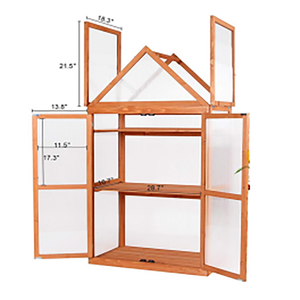 Serre <span class=keywords><strong>de</strong></span> jardin en bois Vertak avec logo personnalisé pour <span class=keywords><strong>balcon</strong></span>, idéale pour la culture des plantes - En vente - Product Image 2