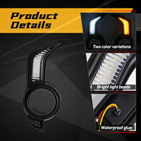 Vente en gros de feux de jour à LED pour voiture DRL avec clignotant jaune pour Toyota 4Runner 2014-2021 Accessoires de voiture