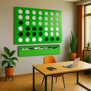 Gioco Gigante Connect 4 da Parete <span class=keywords><strong>in</strong></span> Metallo, Gioco Verticale 4 <span class=keywords><strong>in</strong></span> Fila per Adulti e Bambini, Decorazione da Parete per <span class=keywords><strong>Sala</strong></span> <span class=keywords><strong>Giochi</strong></span>, Soggiorno, <span class=keywords><strong>Casa</strong></span> - Product Image 3