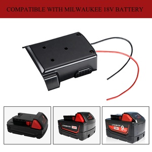 Adaptateur de batterie pour connecteur de montage d'alimentation de batterie au lithium Milwaukee 18V, support de charge, adaptateur pour <span class=keywords><strong>outils</strong></span> de bricolage, jouets RC - Product Image 4