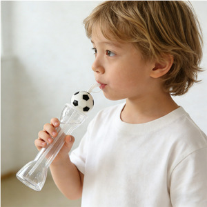 Gobelet créatif en PET en forme de bâton de football, d'haltère ou de torche, cadeau pour événements festifs - Product Image 3