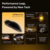 Souris de jeu ATK Blazing Sky X1 V2 Ultra Max PAW3950 2,4 GHz sans fil avec récepteur USB et batterie rechargeable pour les joueurs