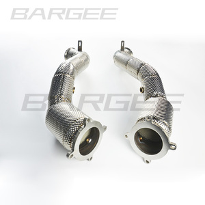Tuyau d'échappement Bargee <span class=keywords><strong>Megna</strong></span> Flow en acier inoxydable, épaisseur 1,5 mm, garantie de 2 ans pour McLaren 720S 4.0T 2017-2019, bouclier thermique - Product Image 4