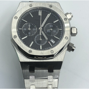 Montre chronographe à quartz de luxe pour homme en acier inoxydable, lumineuse, décontractée, avec mouvement VK63 pour jeunes garçons - Product Image 3