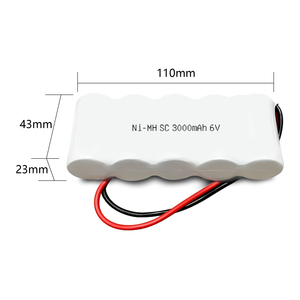 Paquete de Baterías <span class=keywords><strong>NICD</strong></span> SC 3000MAH <span class=keywords><strong>6V</strong></span>, Baterías de Níquel Cadmio <span class=keywords><strong>NICD</strong></span> para Sistemas de Iluminación de Emergencia - Product Image 2