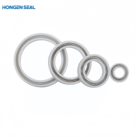Sello de Resorte Personalizado de PEEK UPE PTFE+CF, Anillo de Sellado Resistente a la Corrosión, Ácidos y Álcalis, de Alta Presión y Alta Temperatura