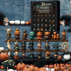 Terror Halloween <strong>Blind</strong> <strong>Box</strong> PVC Action Figure Toys Countdowm Boxes Advent Calendars Decoration Promotional Gifts for Halloween - Product Image 3