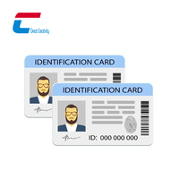 Carte d'identité numérique personnalisable pour employés et étudiants avec numéro d'identification en série