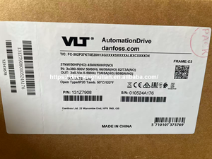 131Z7908 Dan-FOSS | FC-302P37KT5E20H1 VLT automationdrive 37 KW (50 HP) 380-500V IP20 Heavy-Duty VFD FC-302P37KT5E20H1XGXXXXSXXX - Product Image 4
