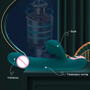 Vibromasseur à succion automatique en silicone à 10 vitesses, rechargeable par USB, pour adultes - Product Image 3