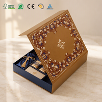 Scatola Regalo Rigida di Lusso Personalizzata con Chiusura Magnetica e Inserti Divisori, Stampa Interna Completa per Confezione Set Bandana e Sciarpa