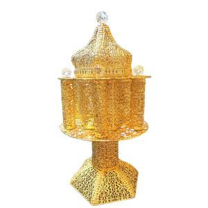 Bruciatore di incenso di grandi dimensioni alto <span class=keywords><strong>Oud</strong></span> Mabkhara Bukhoor <span class=keywords><strong>Oud</strong></span> supporto pavimento-per sale, casa e moschea - Product Image 1