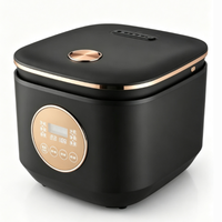 Autocuiseur multifonction numérique GB-MC355 avec minuterie, 5L, 900W, boîtier en plastique, cuve intérieure en aluminium 360g, cuiseur vapeur, cuillère, tasse à mesurer