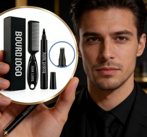 Stylo <span class=keywords><strong>de</strong></span> remplissage pour <span class=keywords><strong>barbe</strong></span> et sourcils rafraîchissant pour homme avec brosse et solution, pratique pour le modelage quotidien - Product Image 4