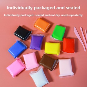 Argilla secca Ultra leggera e morbida fatta a mano 12-36 colori Set didattico fai da te giocattolo modellante melma di plastica sicura per bambini - Product Image 4