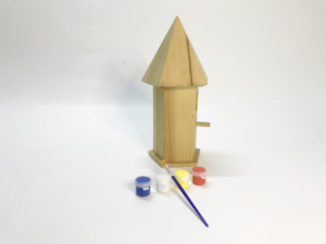 Giocattoli Educativi Creativi Fai-da-Te, Graziosa Casetta per Uccelli in Legno - Product Image 3